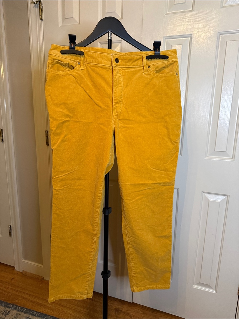 Croft & Barrow corduroy mustard yellow pants